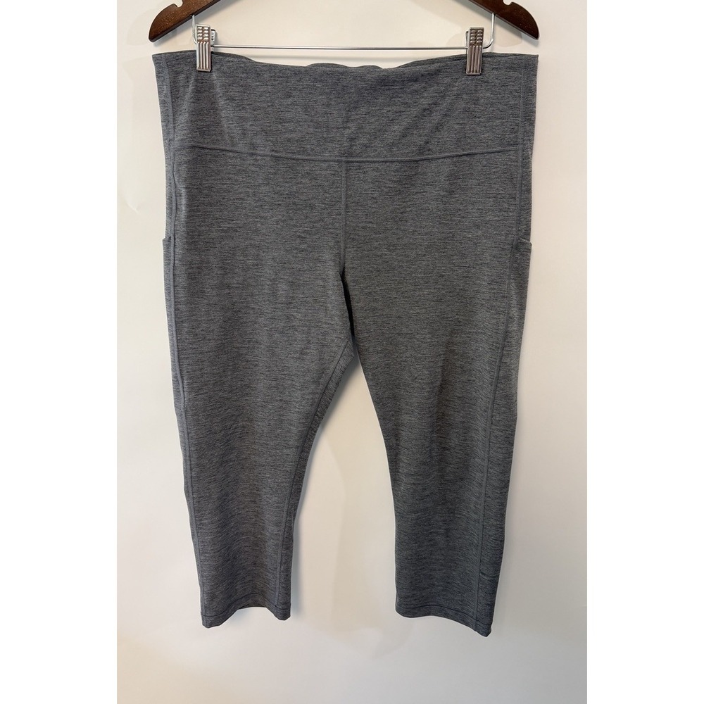Athleta Womens XL Ultimate Stash Pocket Carpi Gray Comfy Athleisure Stretch